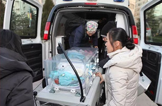 克东县妇婴监护型护送